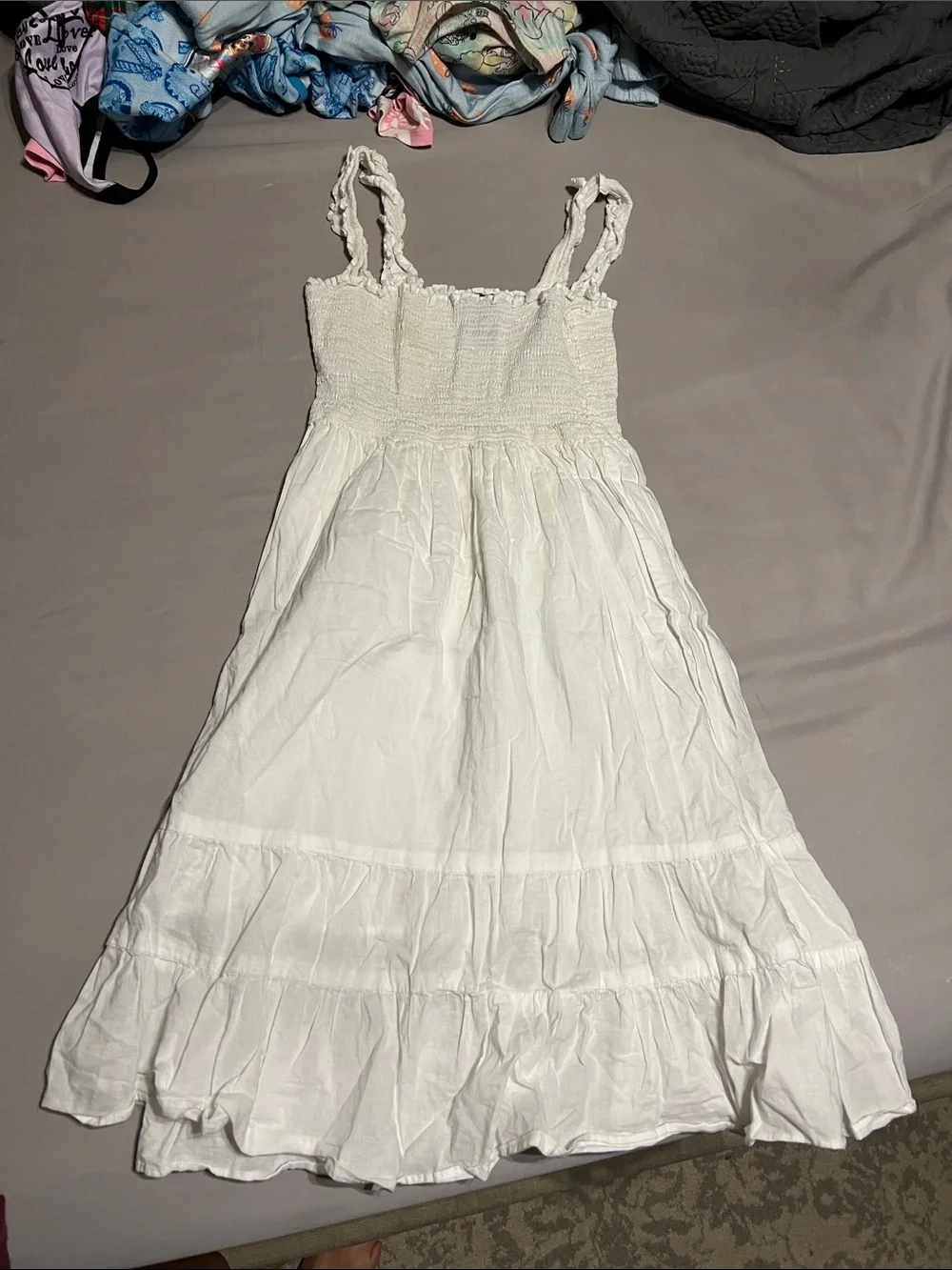 Girls white dress